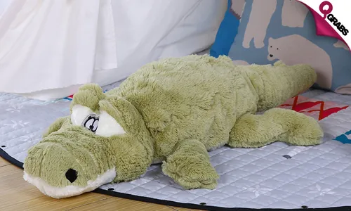 Oversized Crocodile Plush Stuffed Toy!